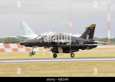 BAE Systems Hawk T2 Landung auf RAF Fairford Stockfoto