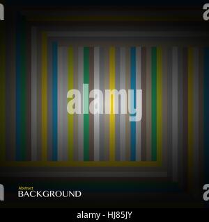 Mehrfarbige Streifenmuster. Zusammenfassung Hintergrund mit vertikalen und horizontalen Linien. Vektor-Illustration. Stock Vektor