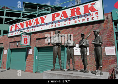 Fenway Park, Heimat der Boston Red Sox, Boston, MA, Vereinigte Staaten von Amerika. Stockfoto