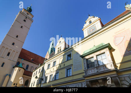 Ingolstadt: Altstadt; Altes Rathaus, Oberbayern, Oberbayern, Bayern, Bayern, Deutschland Stockfoto