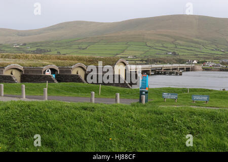 Die Skellig Erfahrung Besucherzentrum auf Valentia Island in County Kerry, Irland. Stockfoto