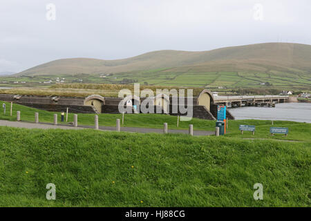 Die Skellig Erfahrung Besucherzentrum auf Valentia Island in County Kerry, Irland. Stockfoto