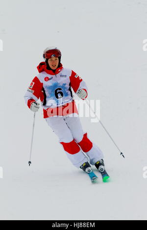 Maxime Dufour-Lapointe, Val Saint-Come, Quebec. Freestyle-Ski-Weltcup Stockfoto