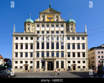 Rathaus, Augsburg, Schwaben, Bayern, Deutschland Stockfoto