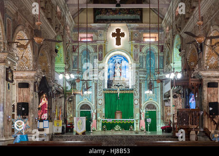 In Santa Cruz Kathedrale Basilica, Fort Kochi, Cochin, Kerala, Indien Stockfoto