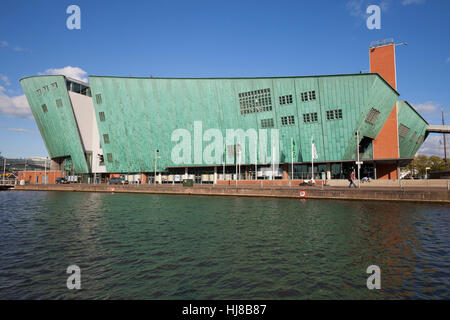 Wissenschaftsmuseum NEMO, neue Metropole, Technik Museum, Amsterdam, Holland, Niederlande Stockfoto