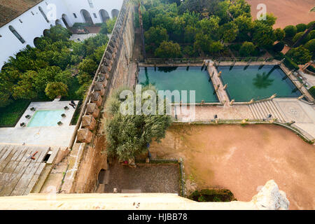 Alcazar der katholischen Könige, Córdoba, Andalusien, Spanien, Europa Stockfoto