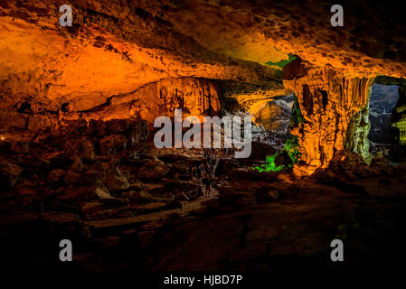 Innenseite des Hang Son Doong Höhle, Vietnam Stockfoto