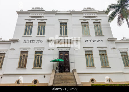 Sao Paulo, Brasilien 18. Juni 2016. Fassade des Vital-Brasilien-Gebäude in Butantan Institut, im Jahre 1901 gegründet. Das Institut ist ein Hersteller von immunobiologic Stockfoto