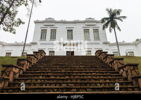 Sao Paulo, Brasilien 18. Juni 2016. Fassade des Vital-Brasilien-Gebäude in Butantan Institut, im Jahre 1901 gegründet. Das Institut ist ein Hersteller von immunobiologic Stockfoto