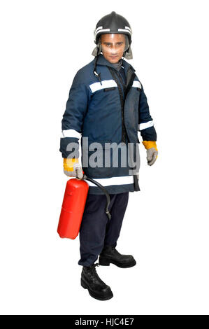 Gefahr, Uniform, Feuer, Feuerwehr, Rettung, Held, Hilfe, Hilfe, Unterstützung, Hilfe, Stockfoto