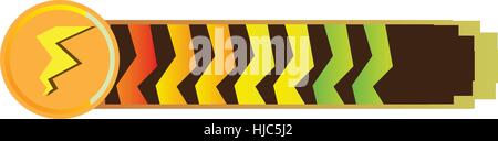 Isolierte Videospiel bar Stock Vektor