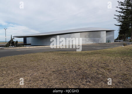 Das National Aquarium Gebäude, Napier, Nordinsel, Neuseeland. Stockfoto