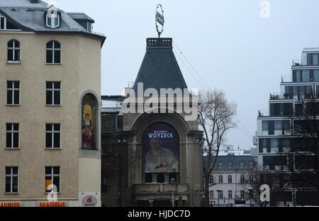 Berlin, Deutschland. 23. Januar 2017. Das Berliner Ensemble, fotografiert in Berlin, Deutschland, 23. Januar 2017. Foto: Jens Kalaene/Dpa-Zentralbild/ZB/Dpa/Alamy Live News Stockfoto