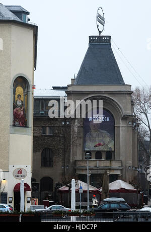 Berlin, Deutschland. 23. Januar 2017. Das Berliner Ensemble, fotografiert in Berlin, Deutschland, 23. Januar 2017. Foto: Jens Kalaene/Dpa-Zentralbild/ZB/Dpa/Alamy Live News Stockfoto