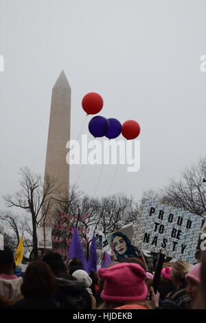 Washington, USA. 21. Januar 2017. Frauen März in Washington. Bildnachweis: Cristina Sanchez/Alamy Live-Nachrichten Stockfoto