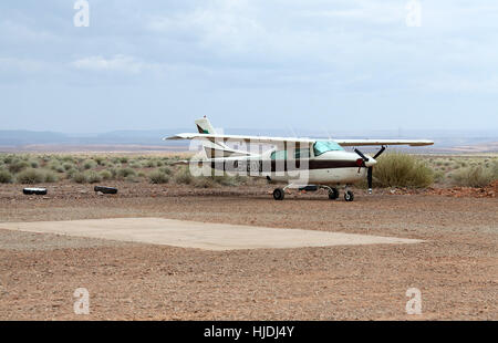 Flugzeuge für Touristen in Namibia in Fish River Canyon Lodge Stockfoto