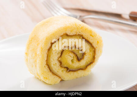Pionono, typisch spanische süß Stockfoto