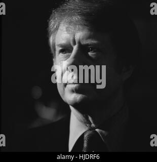 Porträt des Präsidenten Jimmy Carter - 1978 Stockfoto