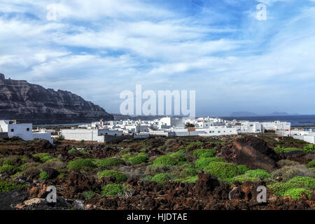 Orzola, Haria, Lanzarote, Kanarische Inseln, Spanien Stockfoto