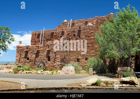 Hopi House, National Historic Landmark, Grand Canyon National Park, Arizona, USA Stockfoto