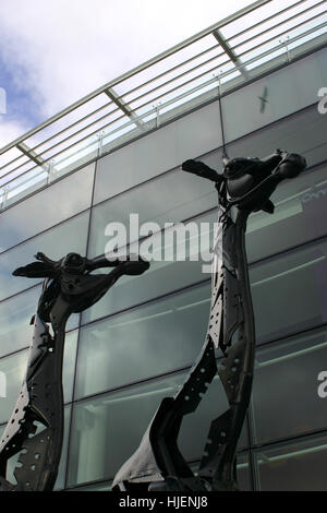 Architektur und Natur Parks in Edinburgh, Scotland, UK Stockfoto
