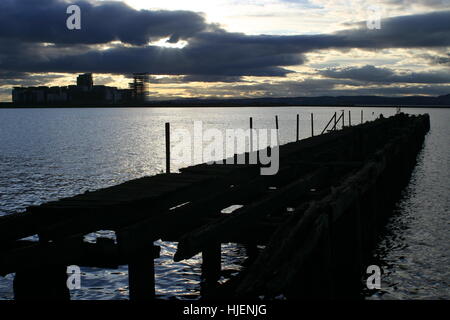 Architektur und Natur Parks in Edinburgh, Scotland, UK Stockfoto