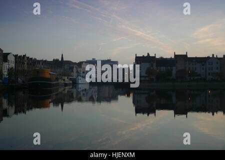 Architektur und Natur Parks in Edinburgh, Scotland, UK Stockfoto