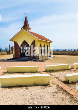Alto Vista Kapelle, Kapelle, Heiligtum, Aruba, kleine Antillen, Karibik Stockfoto