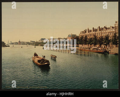 Buiten Amstel, Amsterdam, Holland - Photochrom XIXth Jahrhundert Stockfoto