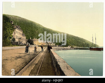 Woodside, Rostrevor. County Down, Irland - Photochrom XIXth Jahrhundert Stockfoto