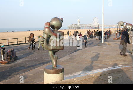 Beelden Aan Zee "Bilder/Skulpturen am Meer" - Museum in der Scheveningen Viertel von Den Haag (den Haag), Niederlande Stockfoto