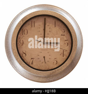 OClock Uhr Gesicht 3 Stockfoto