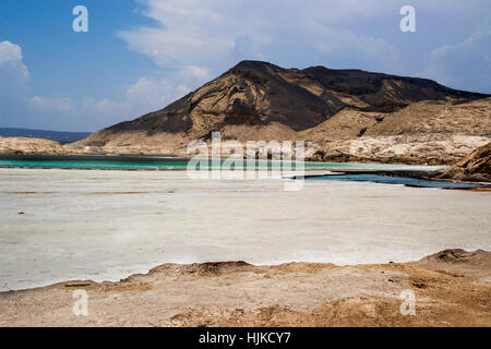 Lac Assal, Dschibuti Afrika | Salzwassersee in Djibouti Ostafrika Stockfoto