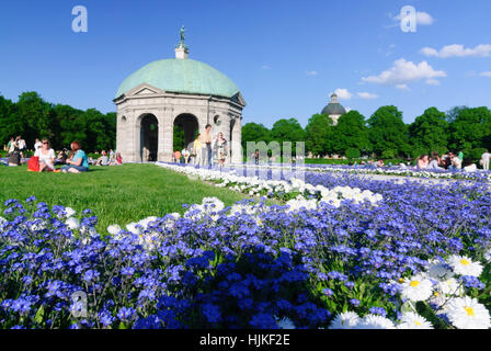 München, München: Hofgarten, Dianatempel (Hofgarten mit der Diana-Tempel), Oberbayern, Oberbayern, Bayern, Bayern, Deutschland Stockfoto