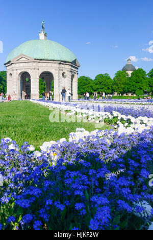 München, München: Hofgarten, Dianatempel (Hofgarten mit der Diana-Tempel), Oberbayern, Oberbayern, Bayern, Bayern, Deutschland Stockfoto