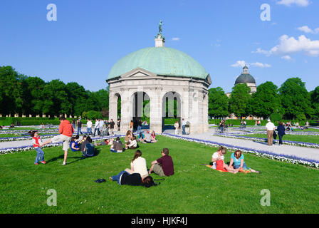 München, München: Hofgarten, Dianatempel (Hofgarten mit der Diana-Tempel), Oberbayern, Oberbayern, Bayern, Bayern, Deutschland Stockfoto