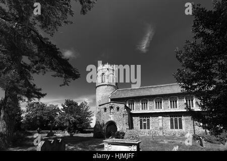 St. Nikolaus Pfarrei, Potter Heigham Kirchdorf, Norfolk County; England; UK Stockfoto