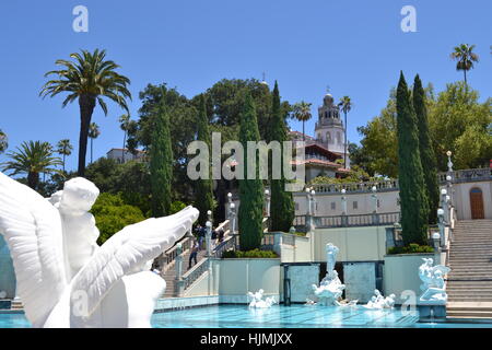 Hearst Castle in Kalifornien Stockfoto