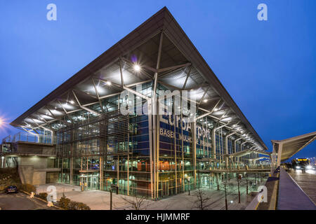 EuroAirport-Terminal, Flughafen Basel Mulhouse, Muellhausen, Freiburg Stockfoto