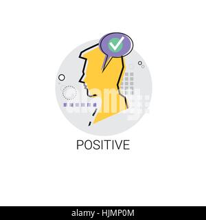 Positiven gut genehmigt Profil Symbol Avatar Stock Vektor