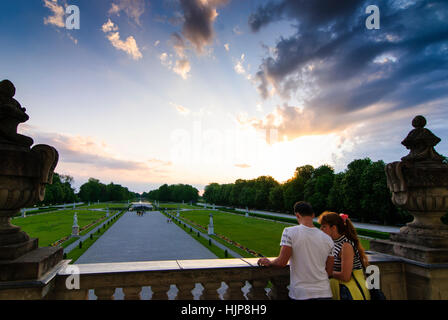 München, München: Schloss Nymphenburg; Park, Oberbayern, Oberbayern, Bayern, Bayern, Deutschland Stockfoto