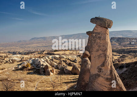 Felsformation in der Capadocia Türkei Stockfoto