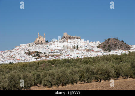 Olvera Dorf, Andalusien, Spanien Stockfoto