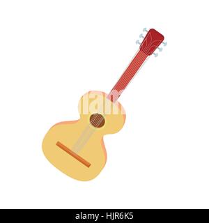 Charango-Symbol im Cartoon-Stil auf einem weißen Hintergrund Stock Vektor