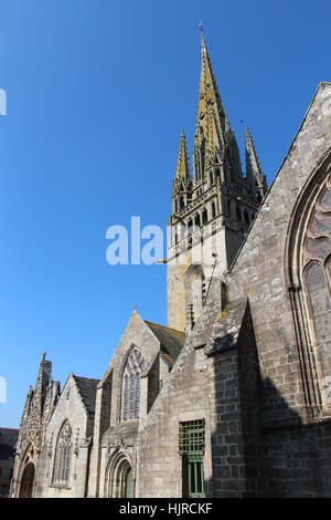 Notre Dame de Roscudon in Pont-Croix Stockfoto