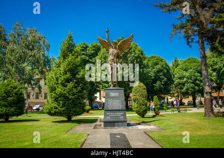 Engel-Denkmal in Bitola Mazedonien Stockfoto