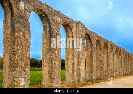 Römisches Aquädukt Obidos, Portugal Stockfoto