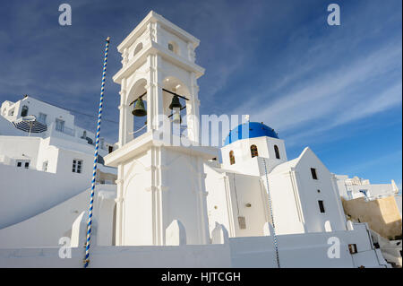 Kirche in Firostefani, Santorin Stockfoto
