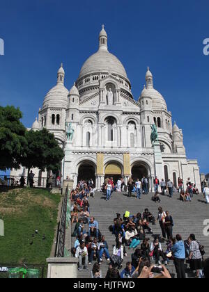 Eglise du Sacré-Coeur, Montmartre, Paris Stockfoto